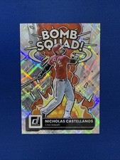 Nicholas Castellanos Diamond Bomb Squad! 2022 Panini Donruss Baseball BS-10