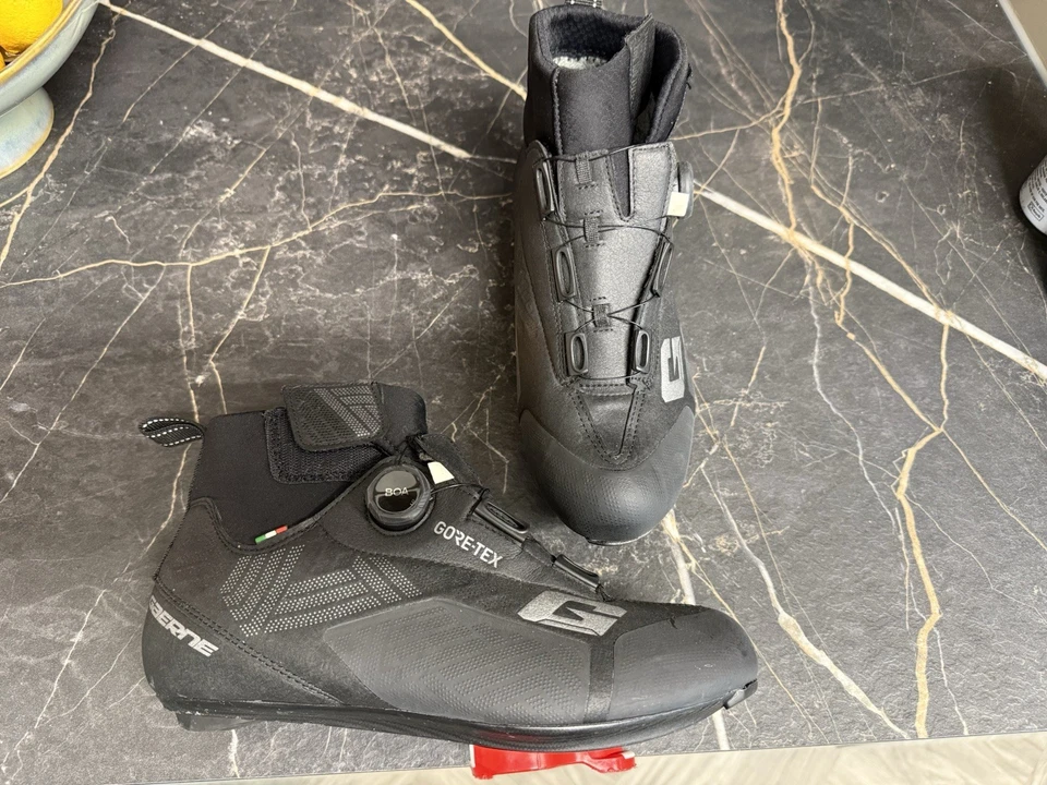 Gaerne Ice Storm Gore-Tex Road Cycle Bicycle Bike Shoes Black - Image 1 of 4