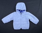 Columbia Toddler Reversible Jacket Size 2T Light Blue Blue Fleece Hooded New