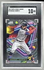 7079631 Michael Harris II 2023 Topps Cosmic Chrome #5 Rookie RC SGC 10