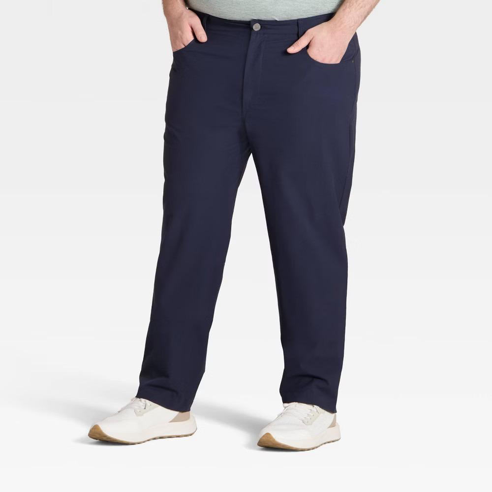 Men's Big Heavy Twill Pants - All In Motion Dazzling Dark Blue