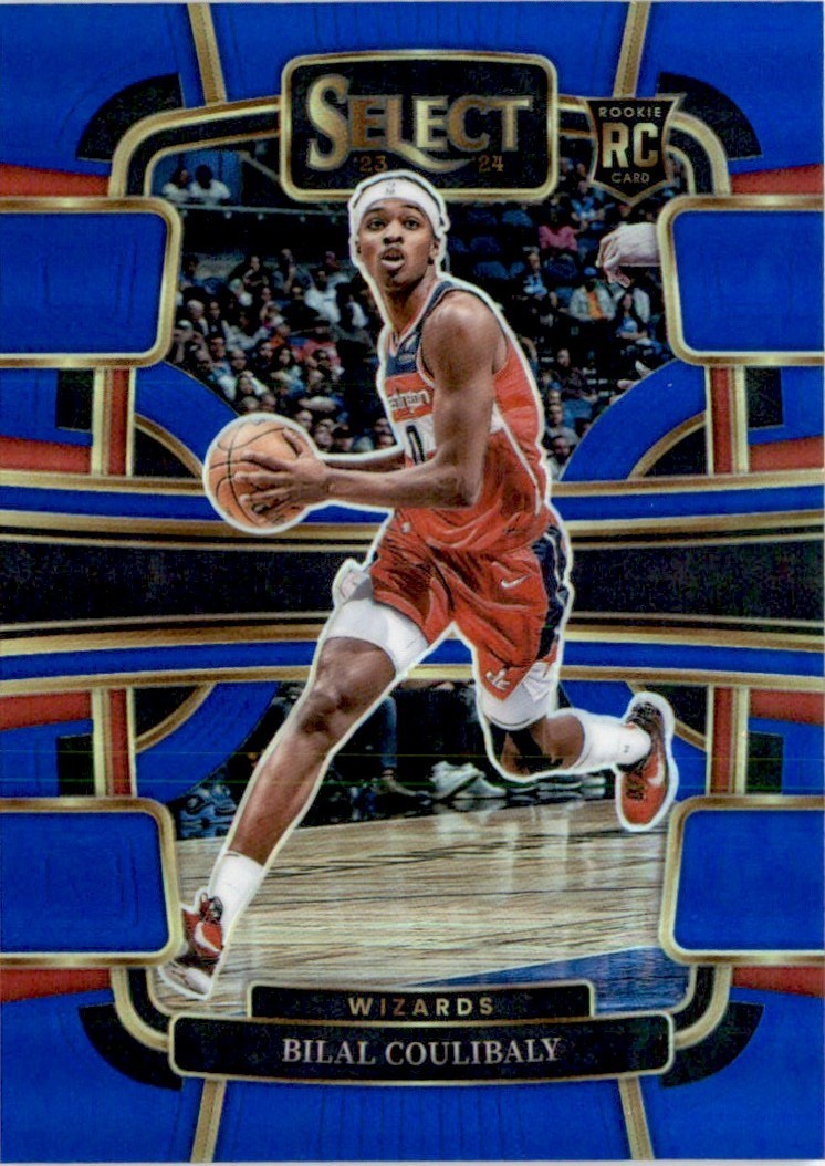 Bilal Coulibaly 2023-24 Panini Select Blue Prizms RC #97 Washington Wizards