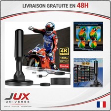 Antenne TV intérieure TNT HD amplifiée 360° Smart IC WEIMEIH
