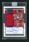 2021-22 RALPH SAMPSON 43/49 AUTO JERSEY PANINI ONE AND ONE AUTOGRAPHS (read)