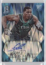 2015 Panini Spectra Rookie Auto Neon Blue Prizm 19/50 Carl Davis #231 Auto 0af