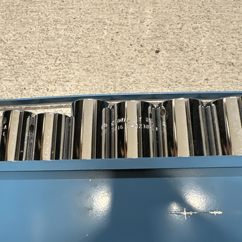 CORNWELL USA 1/2” Dr. Metric 12 pc Deep Socket Set STM3210LS 6pt 10-18mm & 3/4" - Image 3 of 4