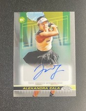 2024 TOPPS CHROME TENNIS Alexandra Eala CHROME AUTOGRAPH AUTO CARD