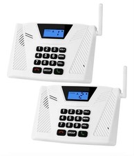 Wireless Intercoms   Long Range, Full Duplex Home/Business by SANZUCO 2pack