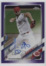 2021 Topps Chrome Rookie Purple Refractor 112/250 Tejay Antone #RA-TA Auto 09br