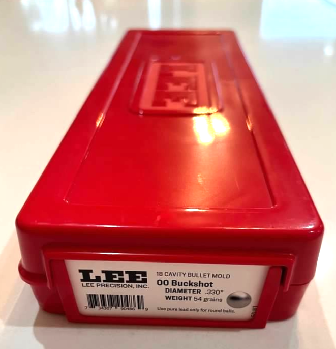 LEE 90486 18-Cavity #00 Buck Shot Mold WITH HANDLES .330 DIAMETER