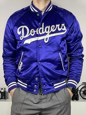 Veste universitaire PRL x L.A. Dodgers en satin Polo by Ralph Lauren ⚾️ - Photo 1/4