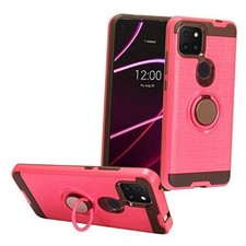for T-Mobile REVVL 5G 6.53" T790W/T790Z - Phone Case RS2 Black/Hot Pink