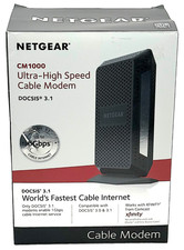 OPEN BOX Netgear CM1000 Cable Modem DOCSIS 3.1 Ultra High Speed Xfinity Comcast