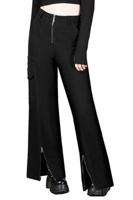 KILLSTAR Cargo Hose - Moray Schnallen Reißverschluss Gothic Alternative
