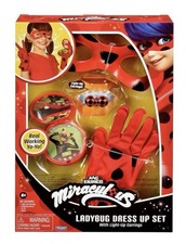 Miraculous Ladybug Dress Up Set 10.5-Inch Roleplay Set with Light-Up Earrings