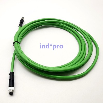 1 Pc. New ZK1090-3161-0020 M12 To M8 EtherCAT Cable Connector Straight 2M 4Pin