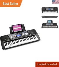 RJ654 54-Key Portable Keyboard Piano for Beginners with Note Stickers  Lessons