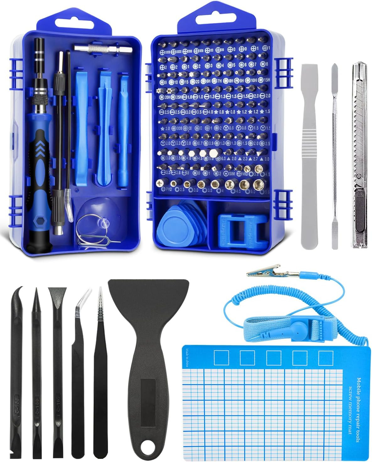 Eventronic 132 in 1 Set Cacciaviti Precisione Magnetici Professionali