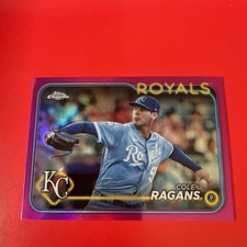 2024 Topps Chrome - Cole Ragans #186 Pink Refractor