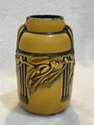 Roseville Laurel Yellow Vintage Art Deco Pottery Ceramic Vase_1934