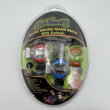 Vintage Cooltronix/Cool Tronix Digital Walkie Talkie Watches W/Earbuds Sealed