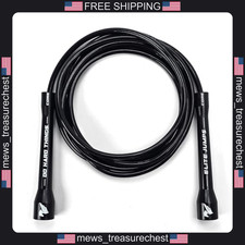 Jump Rope 6mm PVC Adjustable Speed Skipping Rope for Cardio Fitness