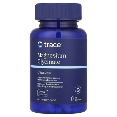 Trace Minerals Magnesiumglycinat, 90 Kapseln exp. date 05/2028