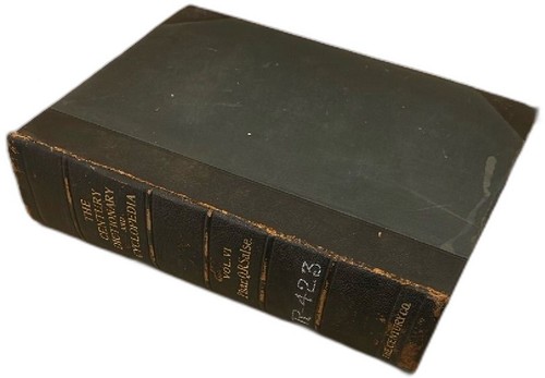 Century Dictionary Cyclopedia Volume VI 1906 Antique Encyclopedia Leather Bound