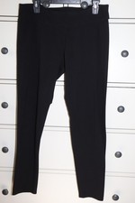 Ladies Lauren Conrad Black Pull-On Knit Leggings size XL 28" Inseam