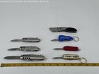 Lot of 7 Husky Utility Multi Tool Folding Pocket Knives .8 lbs — photo 6