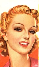 Attractive Cute 1946 Post-War Young Blonde -B1