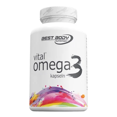(EUR 137,36 / kg) Vital Omega 3 Kapseln Fischöl EPA DHA Best Body Nutrition