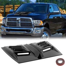 For Dodge Ram 1500 2500 3500 Air Intake Flow Hood Scoop Vent Turbo Bonnet Cover