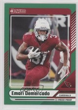 2024 Panini Donruss Green Press Proof Emari Demercado #57 0c4