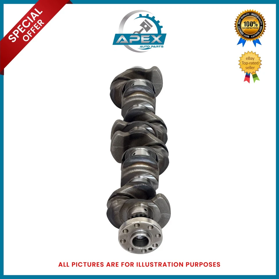 BMW 3 5 6 7 X3 X4 X5 X6 3.0 DIESEL N57D30 N57D30A N57D30B CRANKSHAFT - Image 4 of 4
