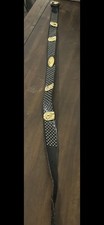 Vintage Bellisimo Black Leather Belt