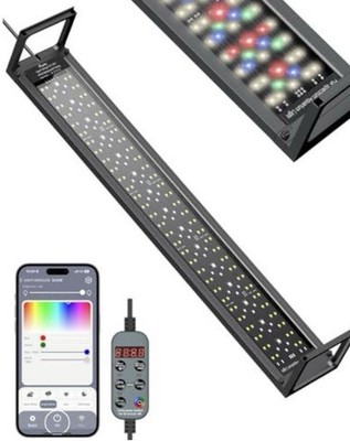 20 W Bluetooth Fish Tank Light, Full Spectrum Aquarium Lights For 18''-24'' OPEN B