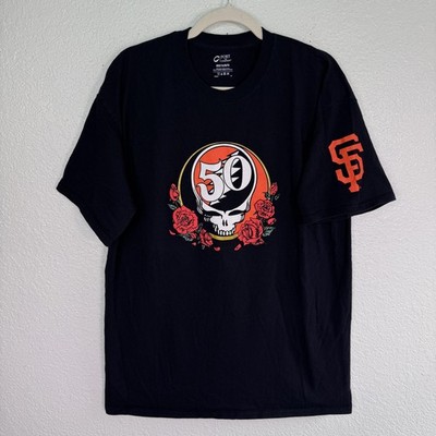 Grateful Dead San Francisco Giants Shirt Mens XL 50th Anniversary