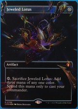 Jeweled Lotus (Borderless 702) FOIL Commander Masters MINT (512063) ABUGames
