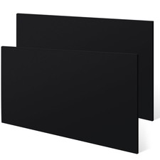 2 Pcs Black Hdpe Sheet 1/2 Thick 16 X 12 Hdpe Plastic Sheet Flexible High Densi