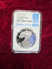2025-S AMERICAN SILVER EAGLE FDOI PF70 ULTRA CAMEO NGC THE LAST OF THE "S" EAGLE