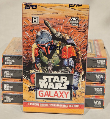 2023 Topps Star Wars Chrome Galaxy Hobby Box - New, Factory Sealed