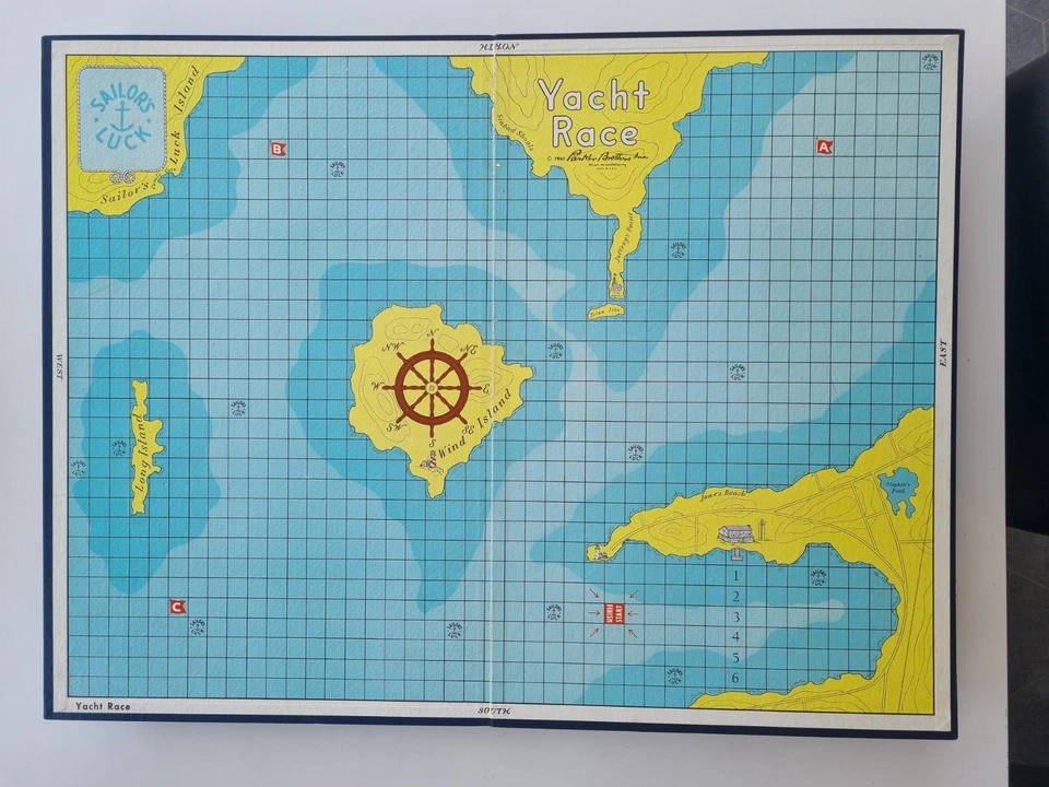 VINTAGE Yacht Race Board Game by Parker Brothers COMPLETE! 1961 - Image 2 of 3