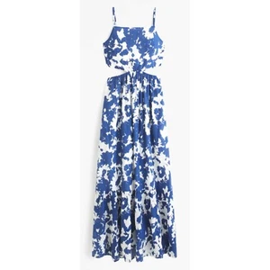 maxi feather dress Orla Feather-Cuff Maxi Dress