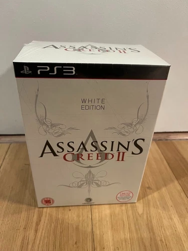 Assassin's Creed II White Edition PS3 - New, Factory Sealed - UK BBFC 15+