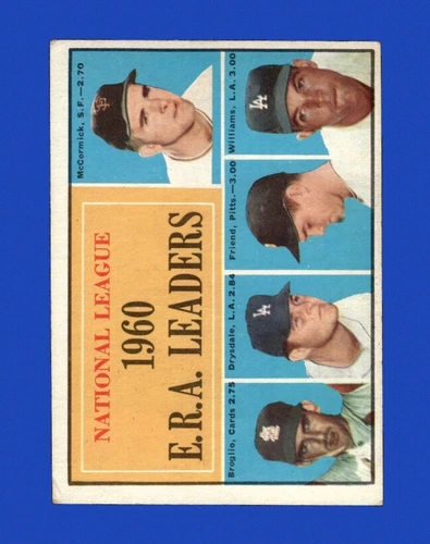 1961 Topps Set-Break # 45 Nl Era Leaders VG-VGEX *GMCARDS*