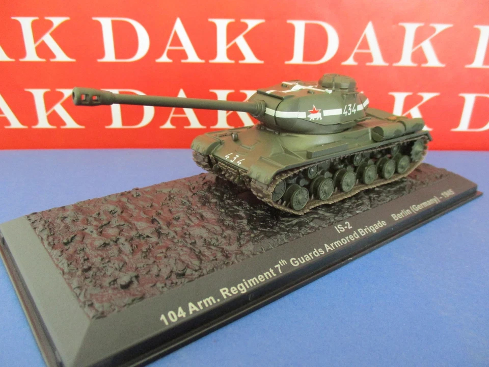 Die cast 1/72 Modellino Carro Armato IS-2 7th Guards Tank Brigade Berlin 1945 - Immagine 2 di 4