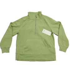 New Lululemon Size M / L Scuba Oversized Funnel Neck Half Zip Pullover HNDW