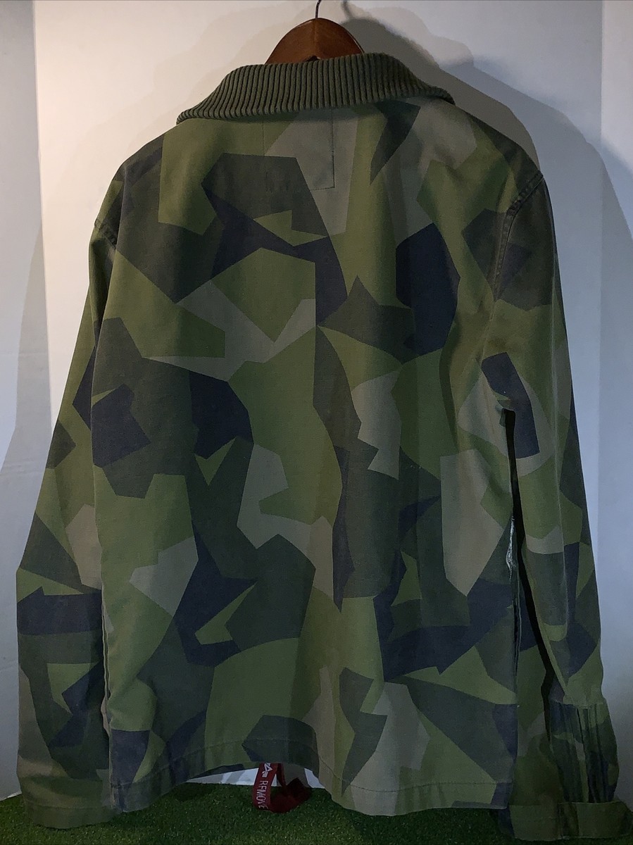 Alpha Industries Military Jacket Cotton Camouflage Made in
