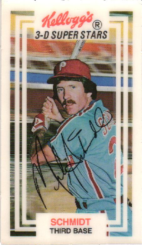 1983 Kellogg's 3-D Super Stars (1-60) / U Pick Cards - Build Set / Buy4+ Save40%